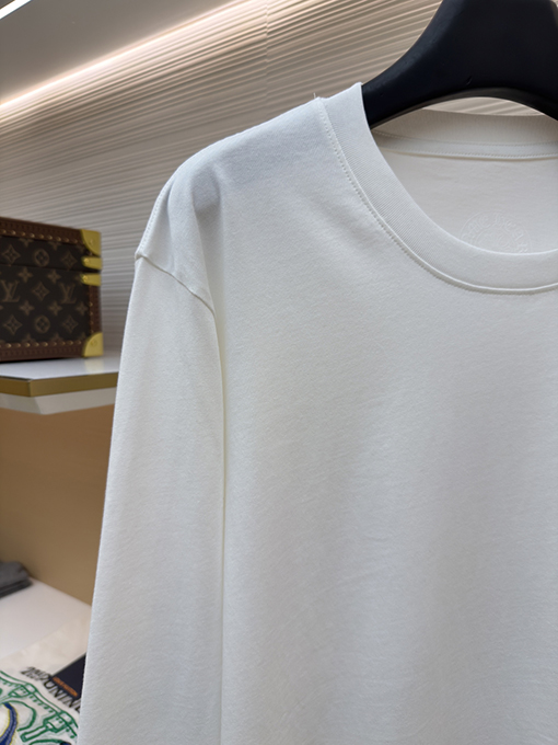 クロムハーツブランドコピー ラスベガス クロススリーブ ホースシュー 長袖シャツ