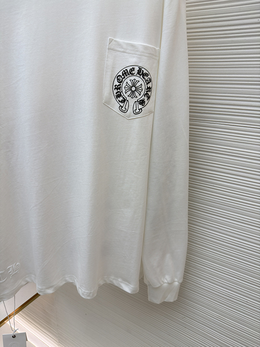 クロムハーツブランドコピー ラスベガス クロススリーブ ホースシュー 長袖シャツ