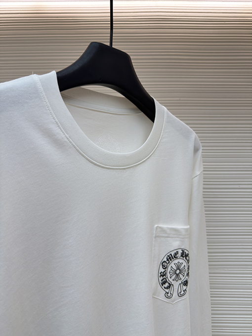 クロムハーツブランドコピー ラスベガス クロススリーブ ホースシュー 長袖シャツ