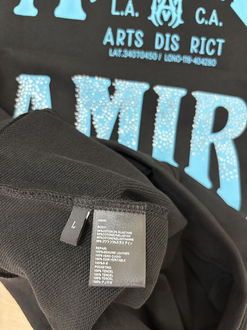 アミリ AMIRI 秋と冬の新しいフード付きスウェットシャツ