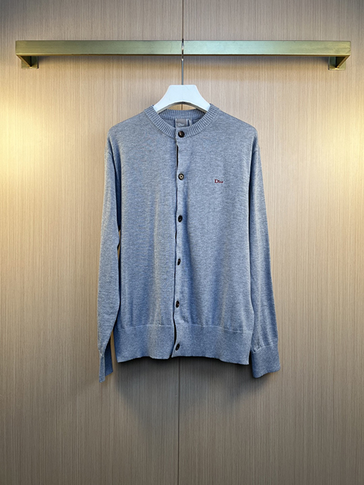 ディオールスーパーコピー DIOR 新しい文字刺繍ロゴ入りウェビングニットカーディガン