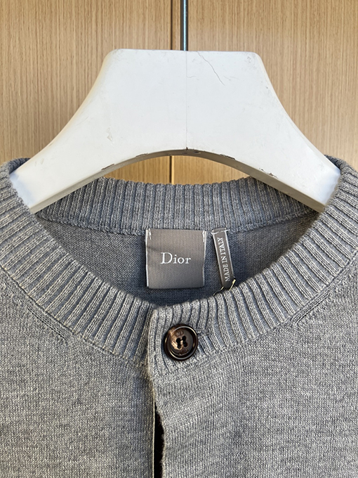ディオールスーパーコピー DIOR 新しい文字刺繍ロゴ入りウェビングニットカーディガン