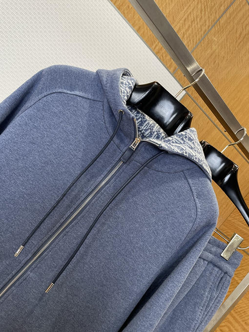 ディオール ドローストリング付きフード付きスウェットシャツカジュアルセット