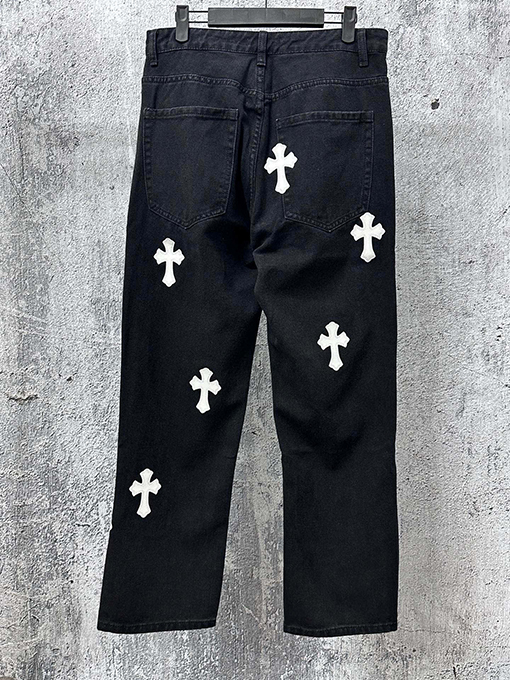 クロムハーツコピー ストレートレッグジーンズ