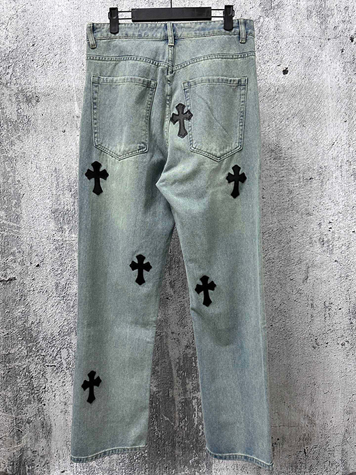 クロムハーツ 新モデルストレートレッグジーンズ