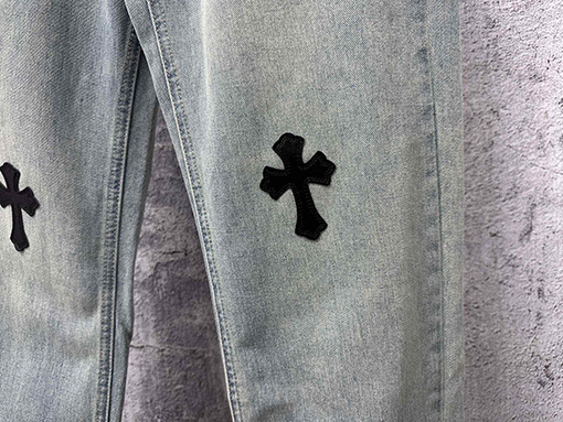 クロムハーツ 新モデルストレートレッグジーンズ