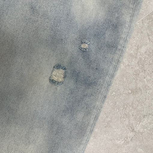 アクネストゥディオズ 1981 ゆったりとしたウォッシュドデニムジーンズ