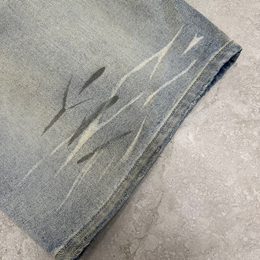 アクネストゥディオズ 1981 ゆったりとしたウォッシュドデニムジーンズ