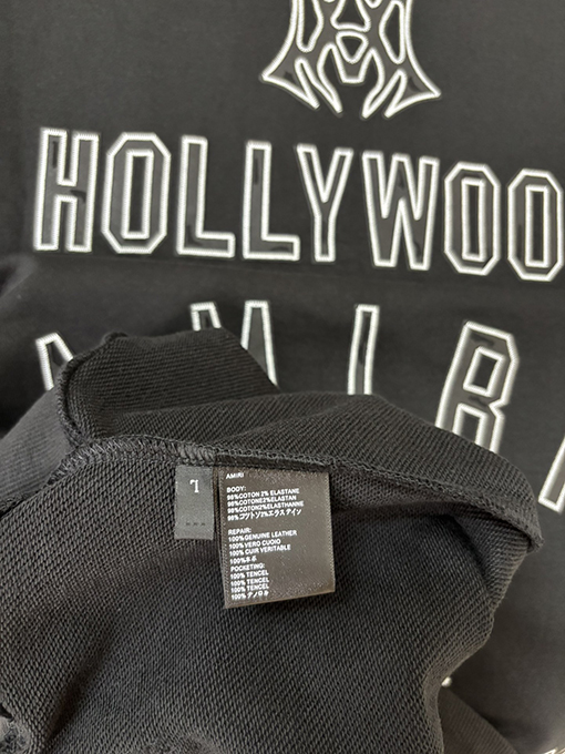 アミリ AMIRI 秋と冬の新しいフード付きスウェットシャツ