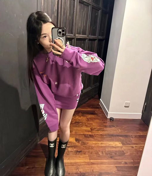 クロムハーツスーパーコピー 無地のコミックプリント長袖シャツ