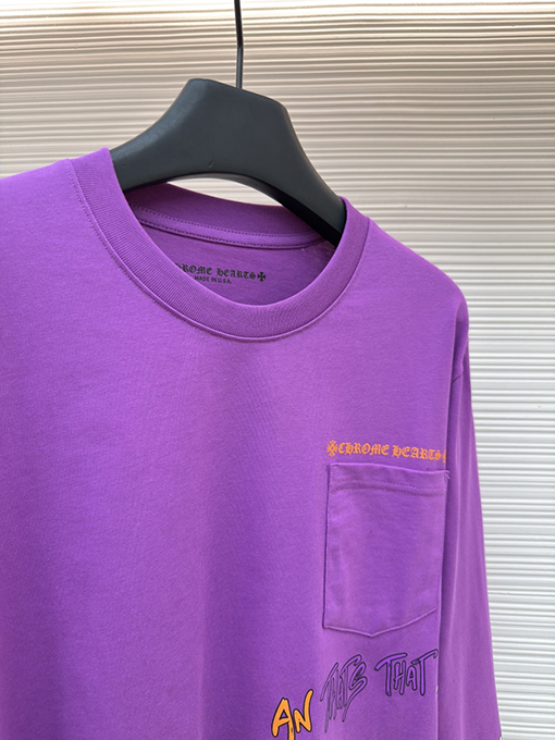 クロムハーツスーパーコピー 無地のコミックプリント長袖シャツ