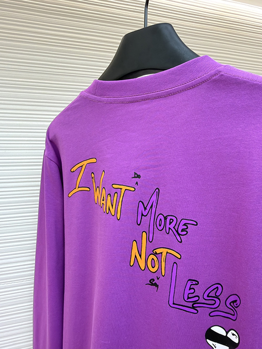 クロムハーツスーパーコピー 無地のコミックプリント長袖シャツ