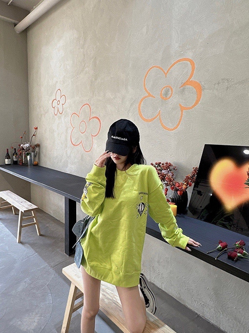 クロムハーツ 限定アップルグリーン長袖シャツ