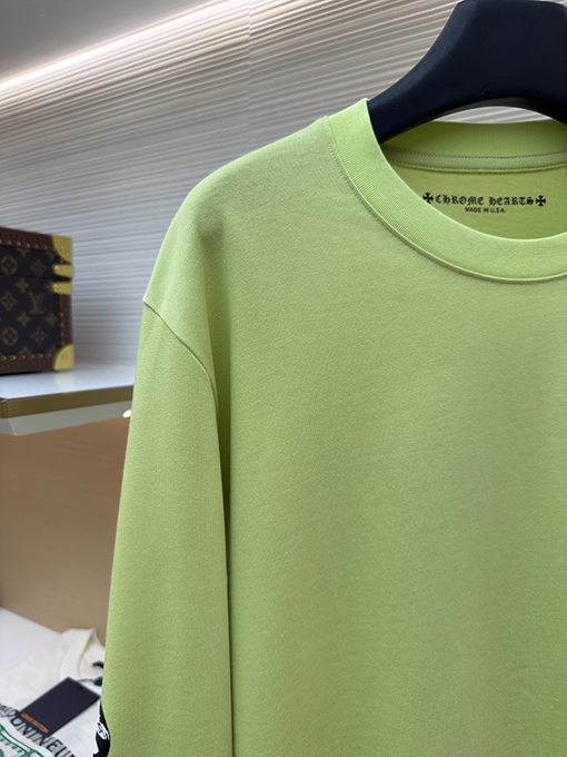 クロムハーツ 限定アップルグリーン長袖シャツ