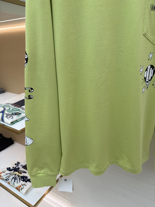 クロムハーツ 限定アップルグリーン長袖シャツ