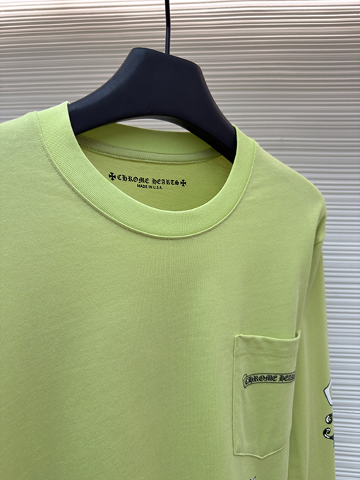 クロムハーツ 限定アップルグリーン長袖シャツ