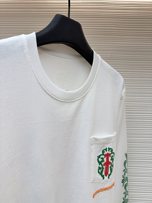 クロムハーツコピー 限定の花柄の剣の長袖シャツ