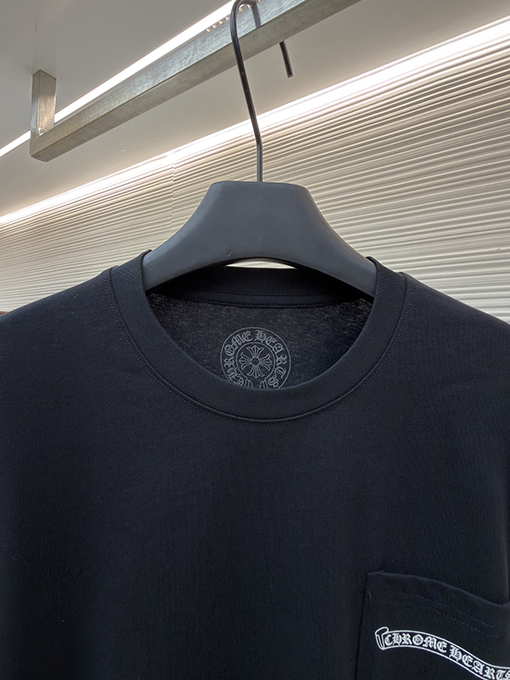 クロムハーツ Aspen Matty Boy 限定ブラック＆ホワイトラグラン花柄長袖シャツ