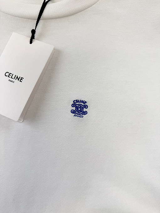 セリーヌスーパーコピー 刺繍入り長袖シャツ