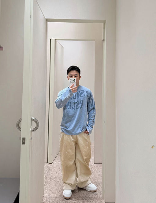 アクネストゥディオズ Acne Studios レタープリント長袖シャツ