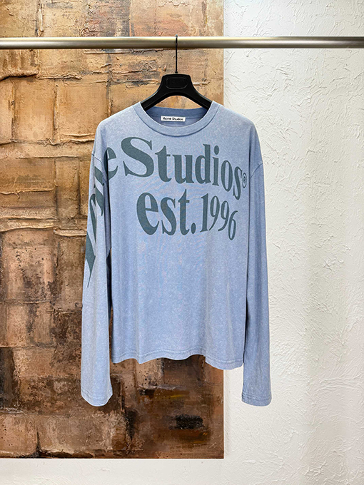 アクネストゥディオズ Acne Studios レタープリント長袖シャツ