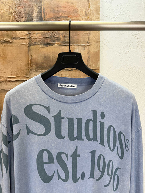 アクネストゥディオズ Acne Studios レタープリント長袖シャツ