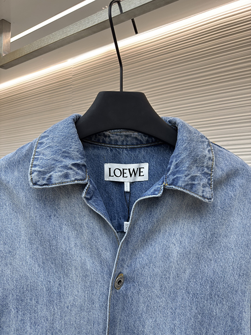 ロエベコピー デニムの半袖シャツ