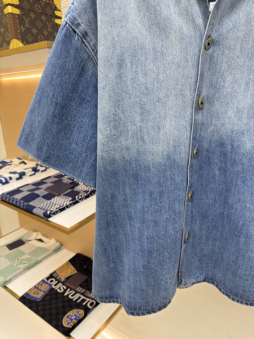 ロエベコピー デニムの半袖シャツ