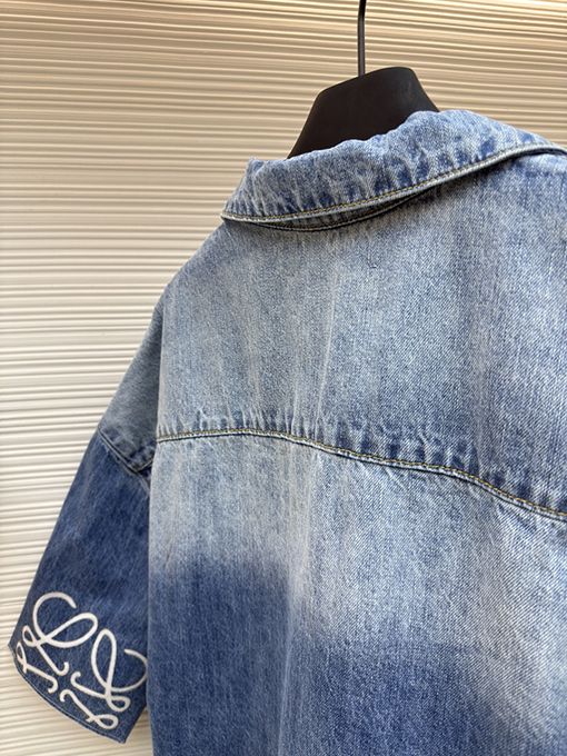 ロエベコピー デニムの半袖シャツ