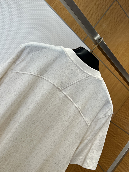 ボッテガヴェネタスーパーコピー 織りのトリムが付いた半袖Tシャツ