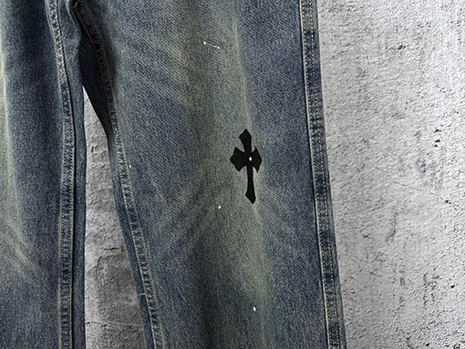 クロムハーツブランドコピー ストレートレッグジーンズ