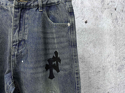 クロムハーツブランドコピー ストレートレッグジーンズ