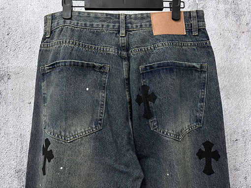 クロムハーツブランドコピー ストレートレッグジーンズ