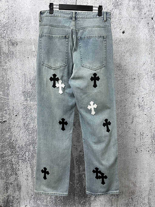 クロムハーツ 新モデルストレートレッグジーンズ