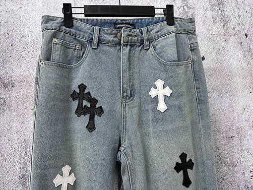 クロムハーツ 新モデルストレートレッグジーンズ