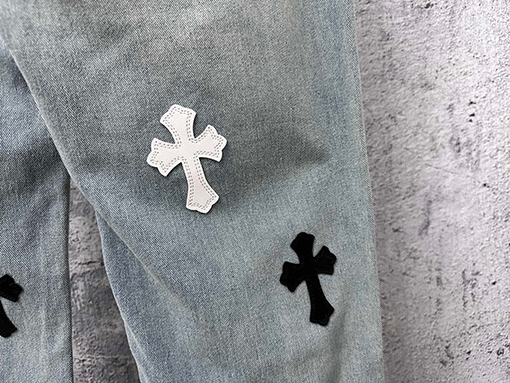 クロムハーツ 新モデルストレートレッグジーンズ