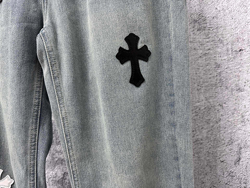 クロムハーツ 新モデルストレートレッグジーンズ