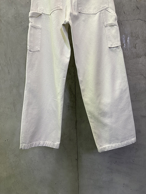 プラダブランドスーパーコピー 三角形の革製ワークジーンズ