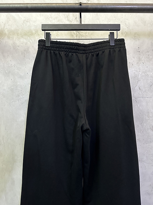 バレンシアガコピー Balenciaga 黄色のテープロゴ入りカジュアルパンツ