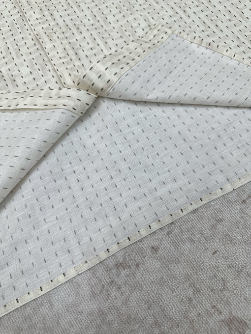 フェンディコピー 無地のFFリネンボタンダウン半袖シャツ