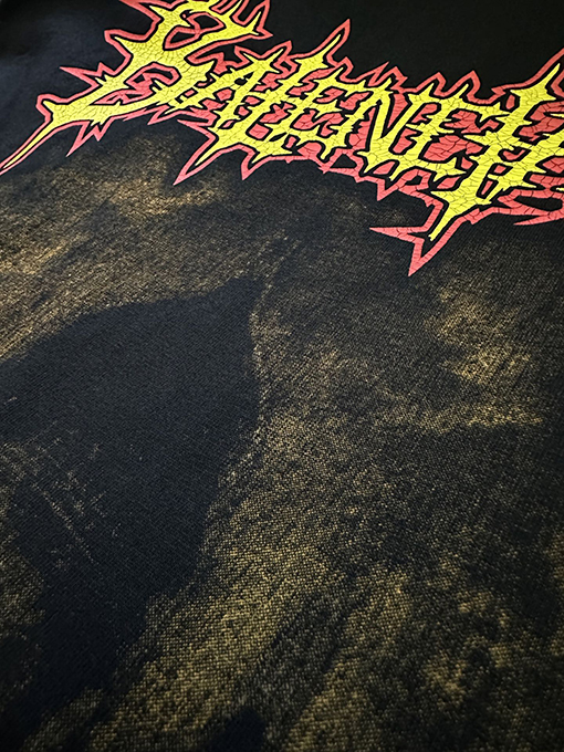 バレンシアガブランドスーパーコピー Balenciaga ファッションノートルダム大聖堂のクラックルプリント半袖Tシャツ