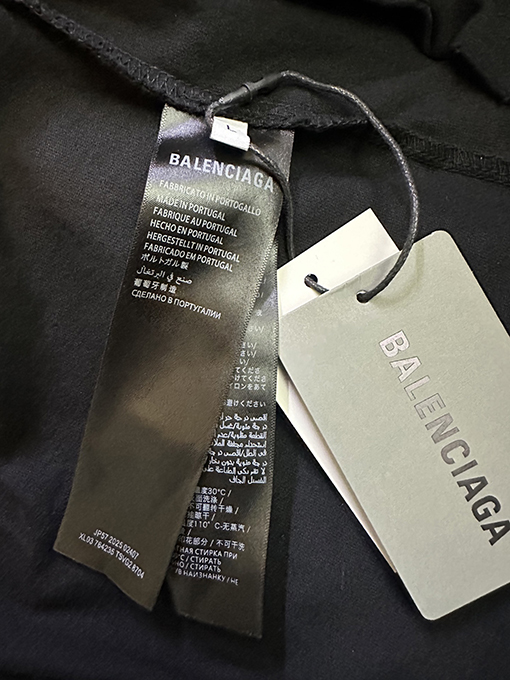 バレンシアガブランドスーパーコピー Balenciaga ファッションノートルダム大聖堂のクラックルプリント半袖Tシャツ