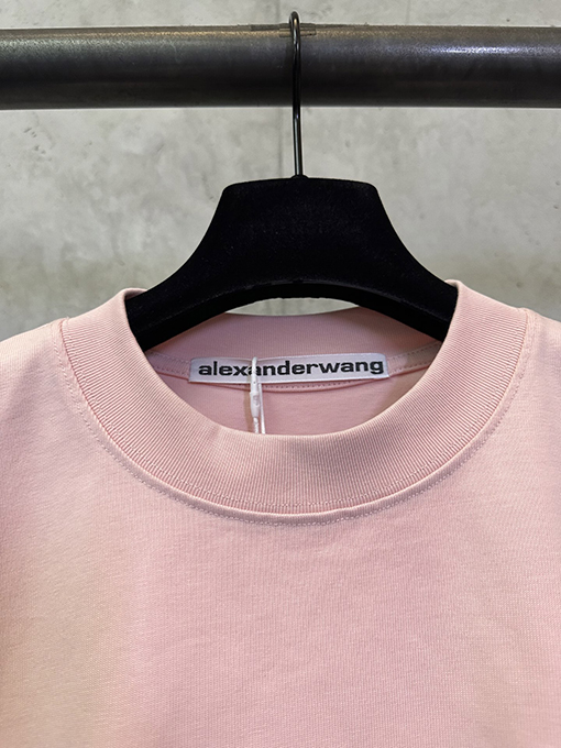 アレキサンダーワン Alexander Wang 文字ロゴのフォームプリント入り半袖Tシャツ