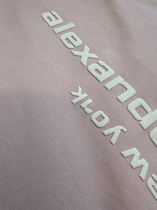 アレキサンダーワン Alexander Wang 文字ロゴのフォームプリント入り半袖Tシャツ