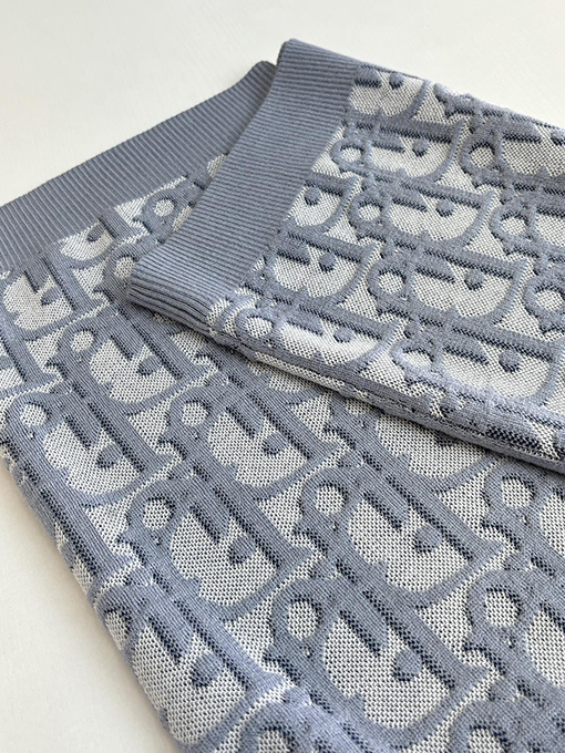 ディオールコピー Obliqie モノグラムジャカードニット半袖Tシャツ