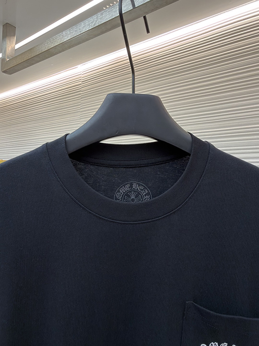 クロムハーツ T. Barth 限定ブルークロス柄長袖シャツ