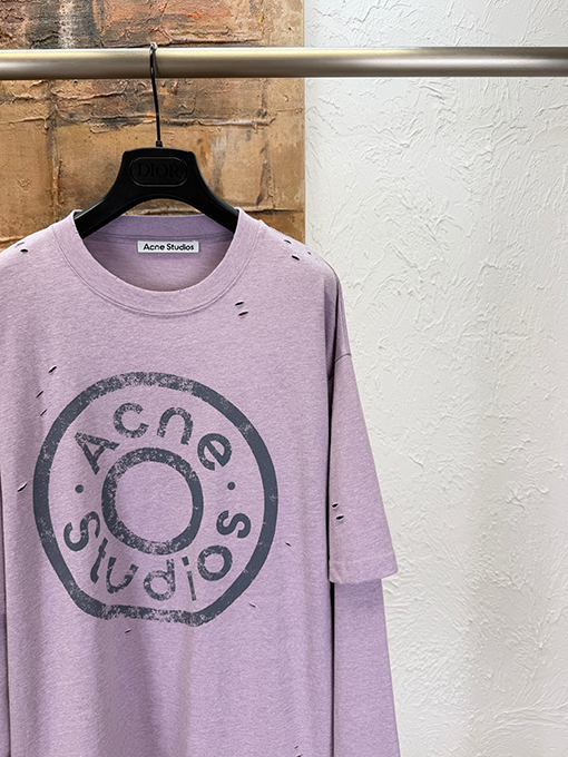 アクネストゥディオズ Acne Studios フェイクツーピースの破れた長袖シャツ