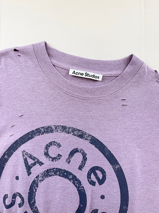 アクネストゥディオズ Acne Studios フェイクツーピースの破れた長袖シャツ