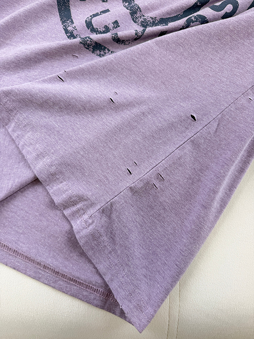 アクネストゥディオズ Acne Studios フェイクツーピースの破れた長袖シャツ