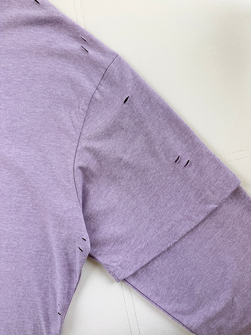 アクネストゥディオズ Acne Studios フェイクツーピースの破れた長袖シャツ